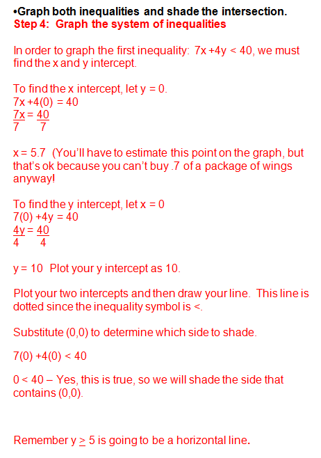 Systems of Inequalities Practice Problems