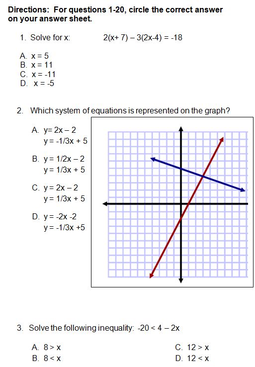 Common Core Algebra 1 Unit 4 Lesson 7 Homework Answers