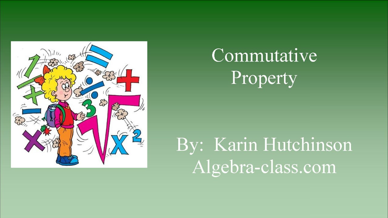 Commutative Property in Algebra