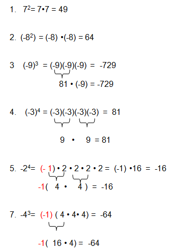 exponents solutions