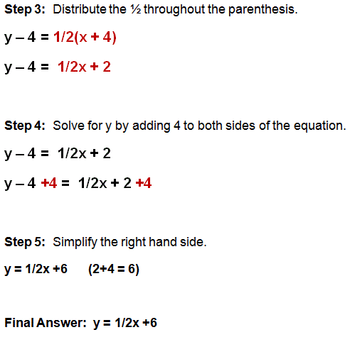writing equations in point slope form writing equations in point slope form
