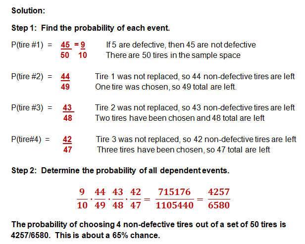 Probability Help with Dependent Events