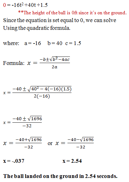 Word Problems Involving Quadratic Equations