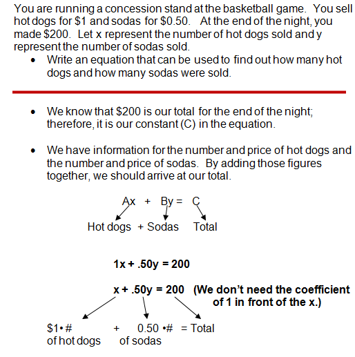 Example of writing numbers in standard form