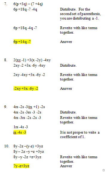link-simplifying-algebraic-expressions-worksheets-year-7