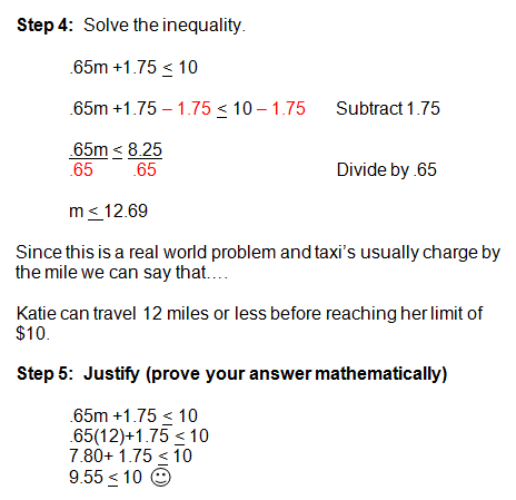 Solving Word Problems in Algebra - Inequalities