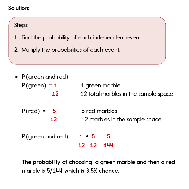 Probability Problems And Independent Events