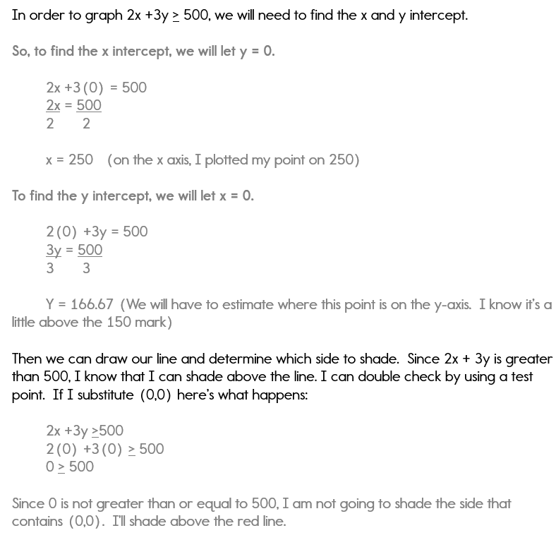 Systems of Inequalities Word Problems
