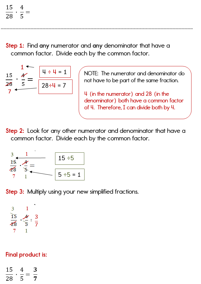 How to Multiply Fractions
