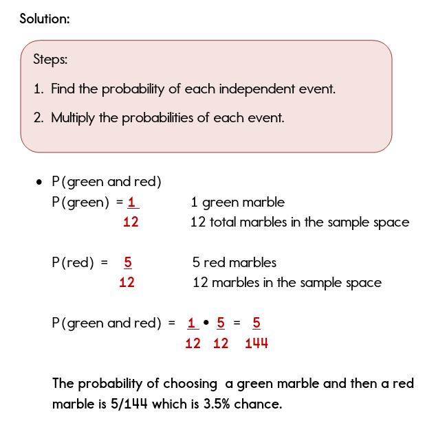 Probability Problems and Independent Events