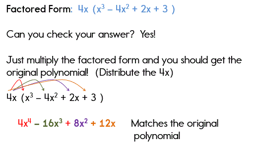 Factoring Polynomials Gcf Worksheet