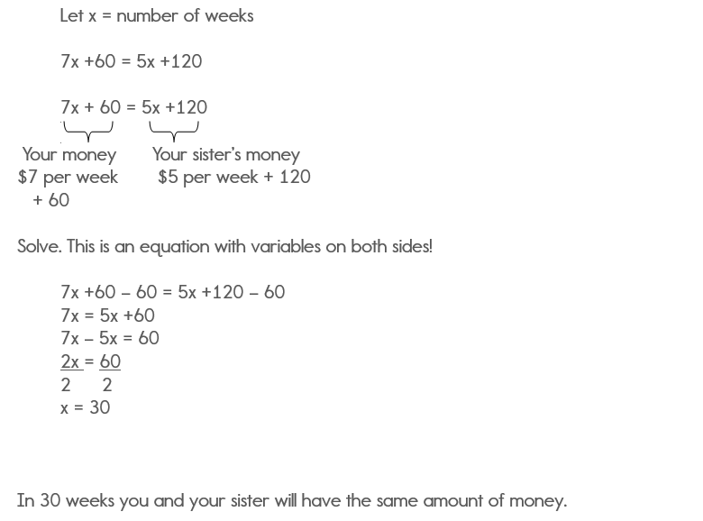 solving equations word problems calculator