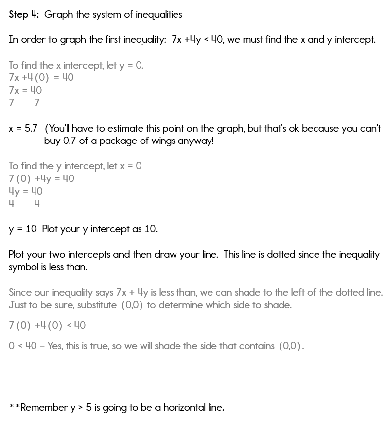 Systems of Inequalities Practice Problems