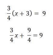 how to solve equations with fractions and parentheses