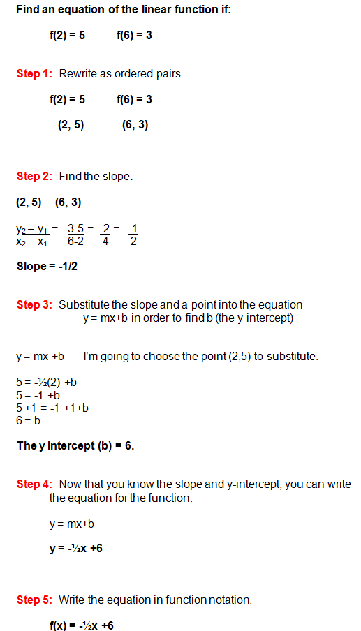 What is Function Notation?  Writing equations, Math lessons, Algebra  lessons