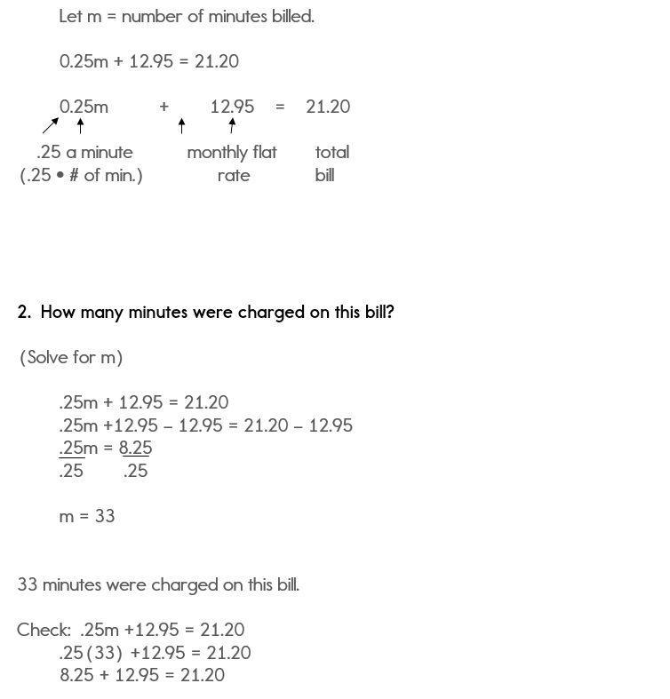 Algebra word problems